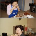 수양관에서 저녁식사