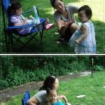 더운데  많이 힘들어보였어요^^