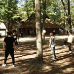 남성분들 족구 연습중