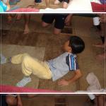 형들의 춤에 같이 동참하는 지섭이