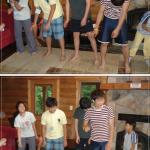 열심히 장기자랑중임^^