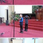 성탄절날 열심히 연극하는 유초등부