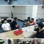 삼겹살 파티가 있었던 주일오후