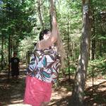 블루베리채집과함께 타잔놀이